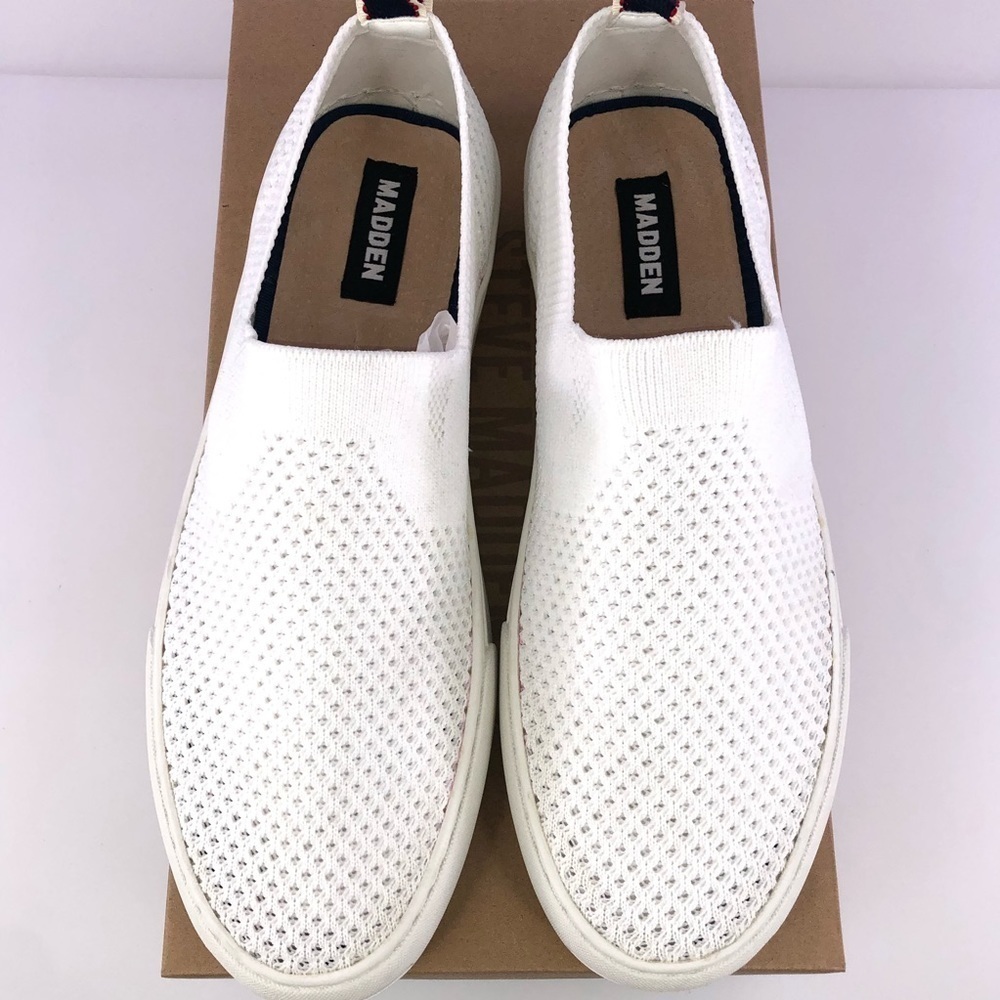 Steve Madden Leather Sock Mesh Slip On Shoes Size 11 - Picture 10 of 10